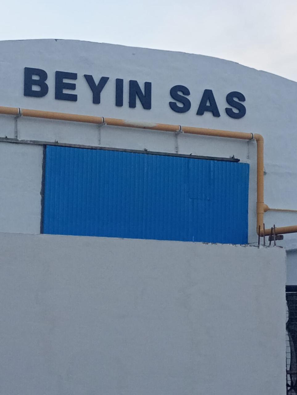 Cartel Beyin SAS — Parque Industrial Trelew